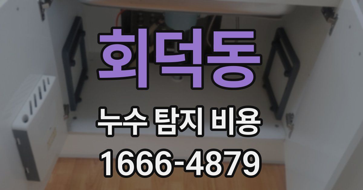 회덕동 누수 탐지 비용