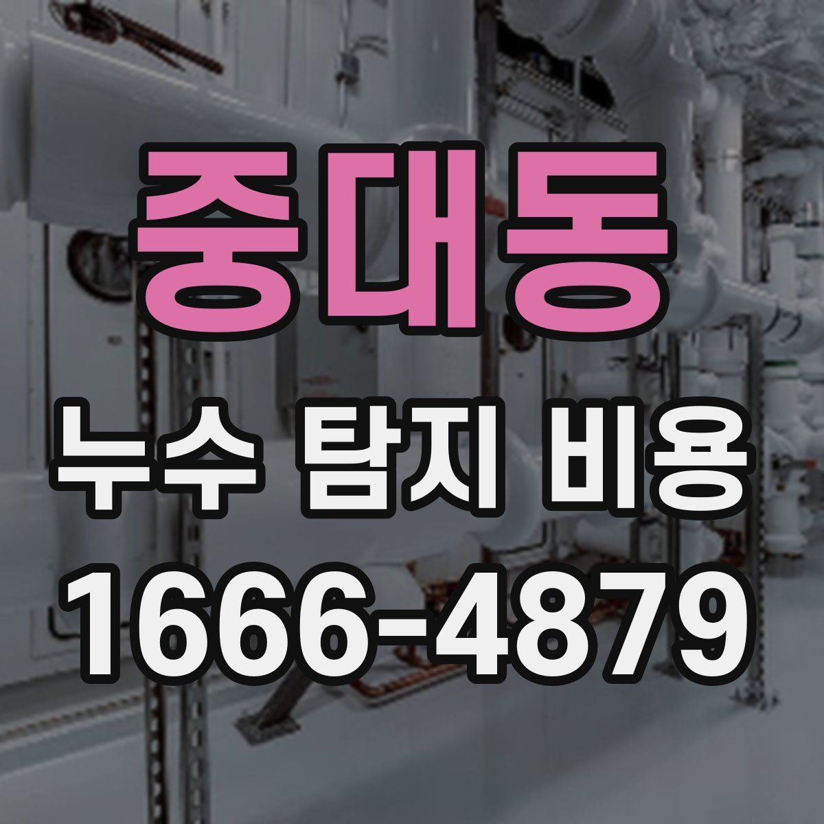 중대동 누수 탐지 비용