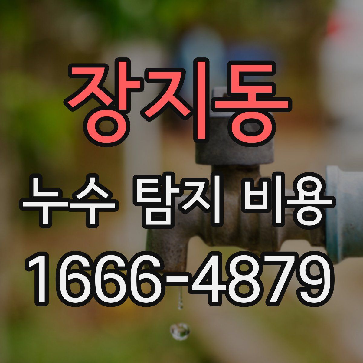장지동 누수 탐지 비용