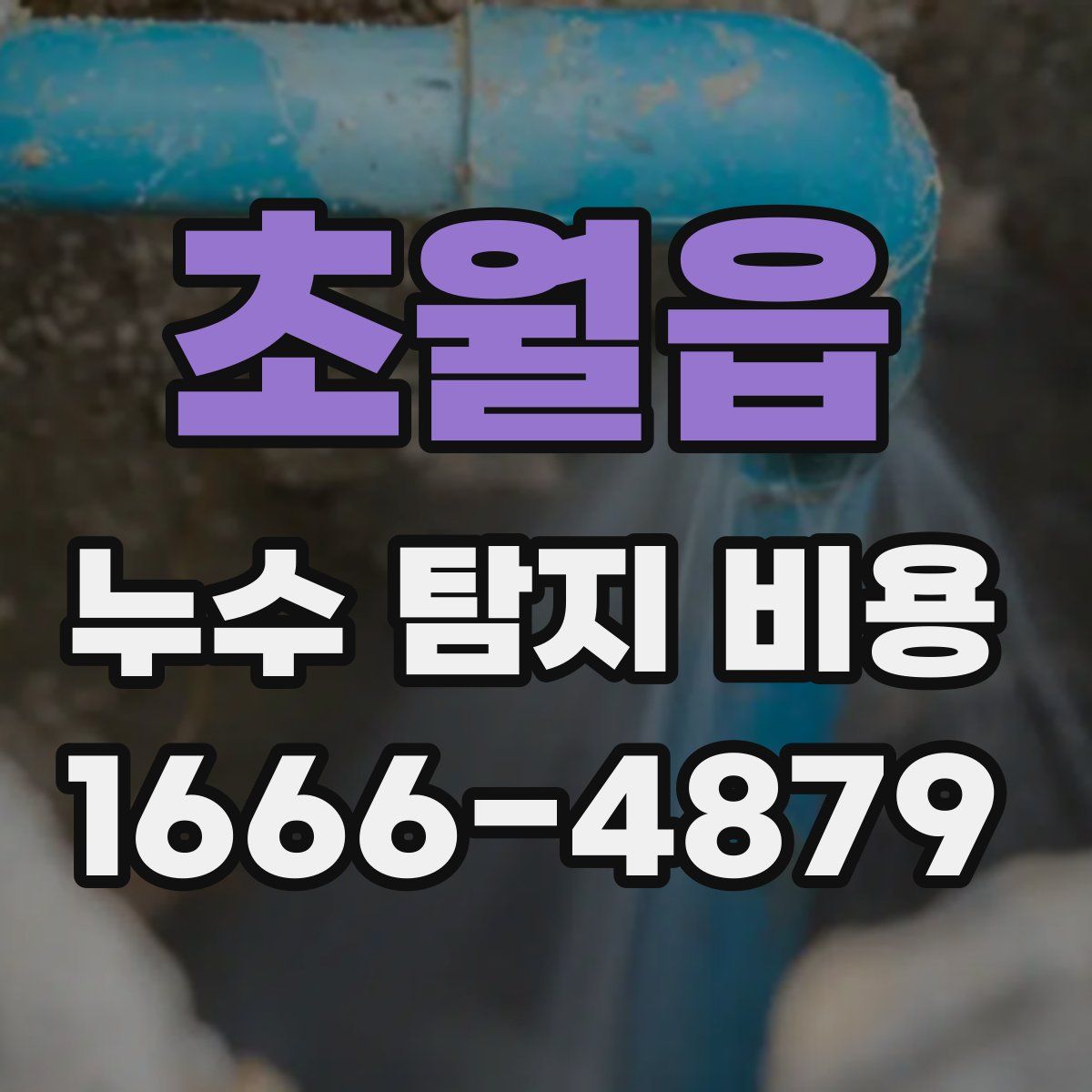 초월읍 누수 탐지 비용