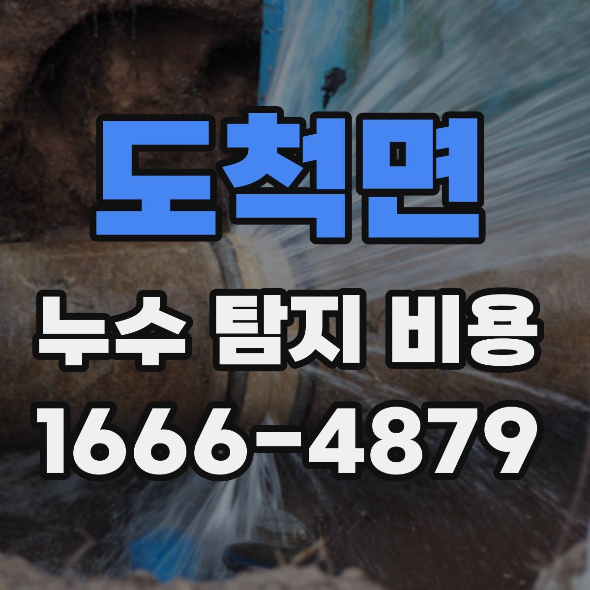 도척면 누수 탐지 비용
