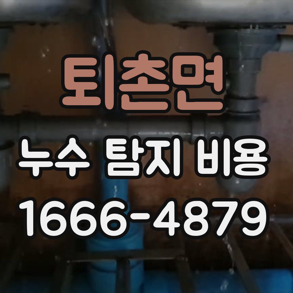 퇴촌면 누수 탐지 비용