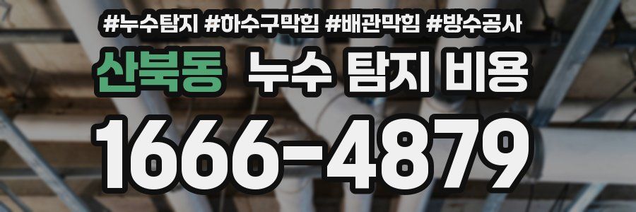 산북동 누수 탐지 비용