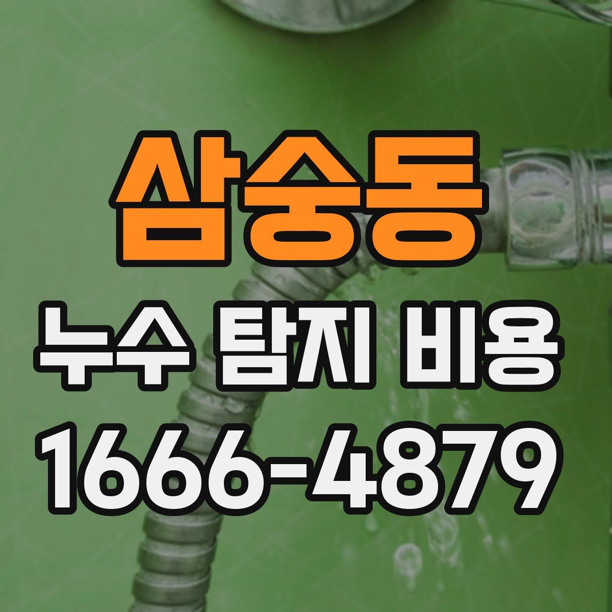 삼숭동 누수 탐지 비용