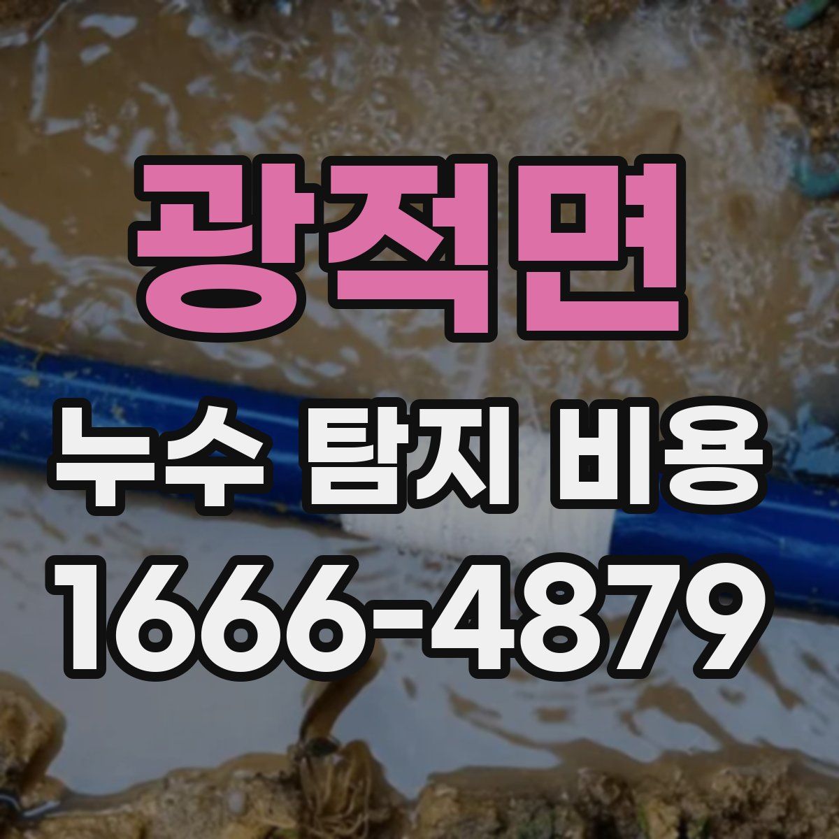 광적면 누수 탐지 비용