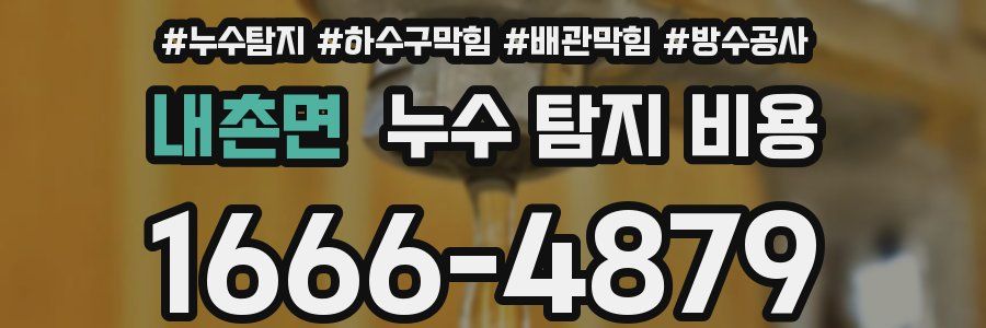 내촌면 누수 탐지 비용