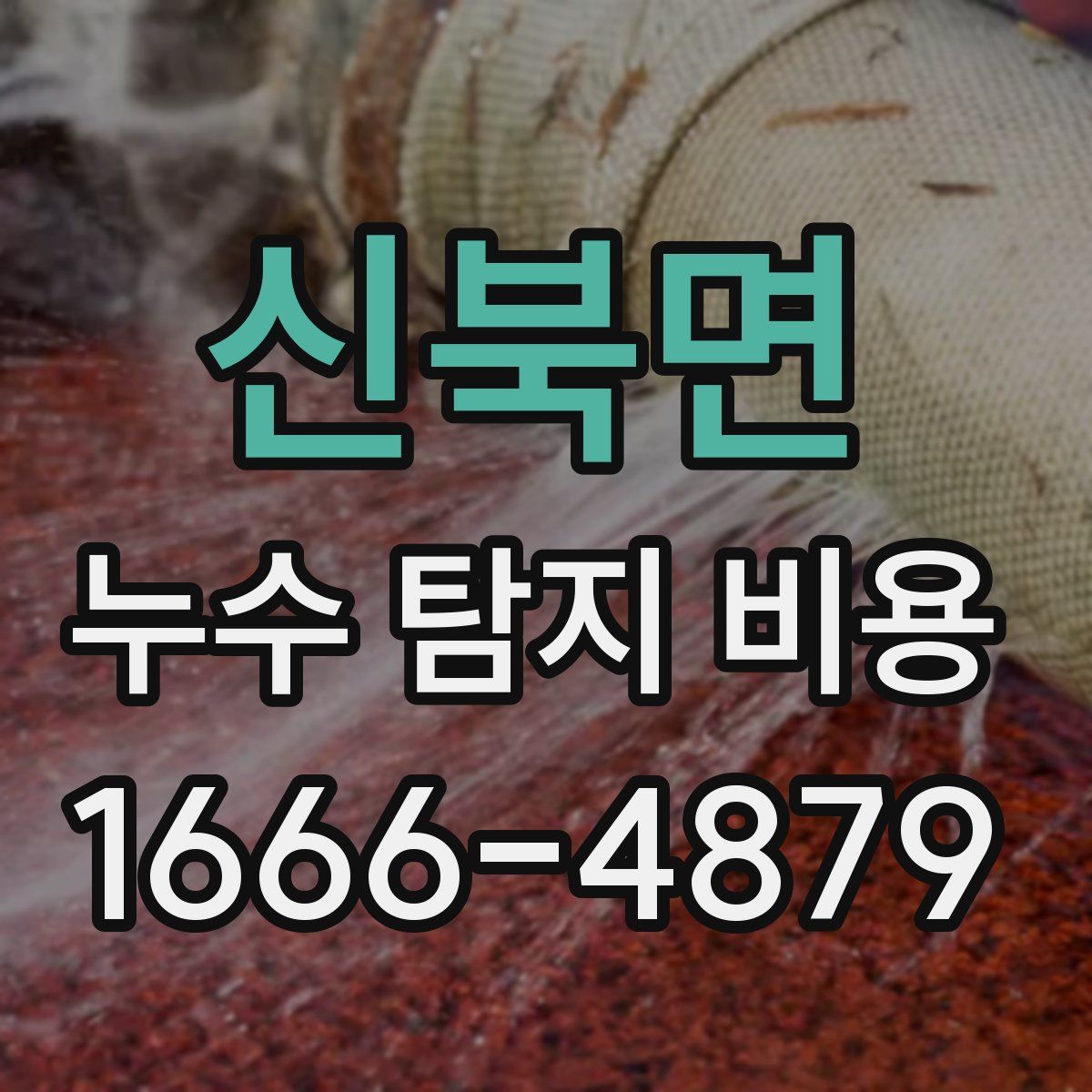 신북면 누수 탐지 비용