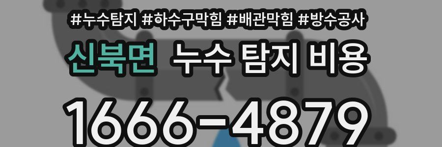 신북면 누수 탐지 비용