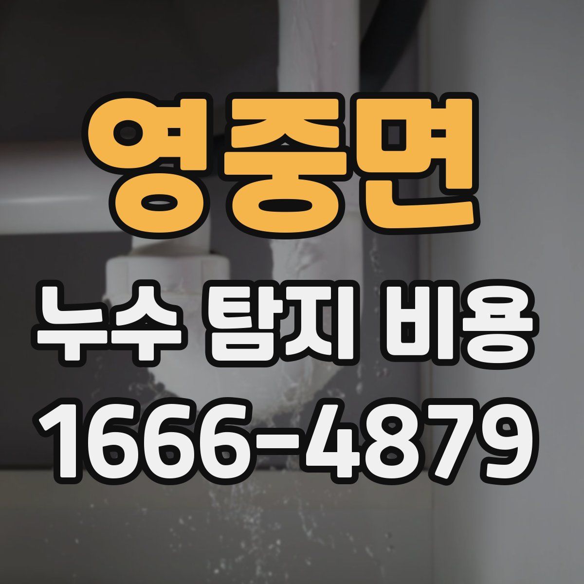 영중면 누수 탐지 비용