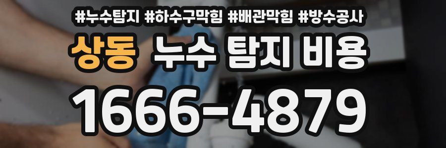 상동 누수 탐지 비용