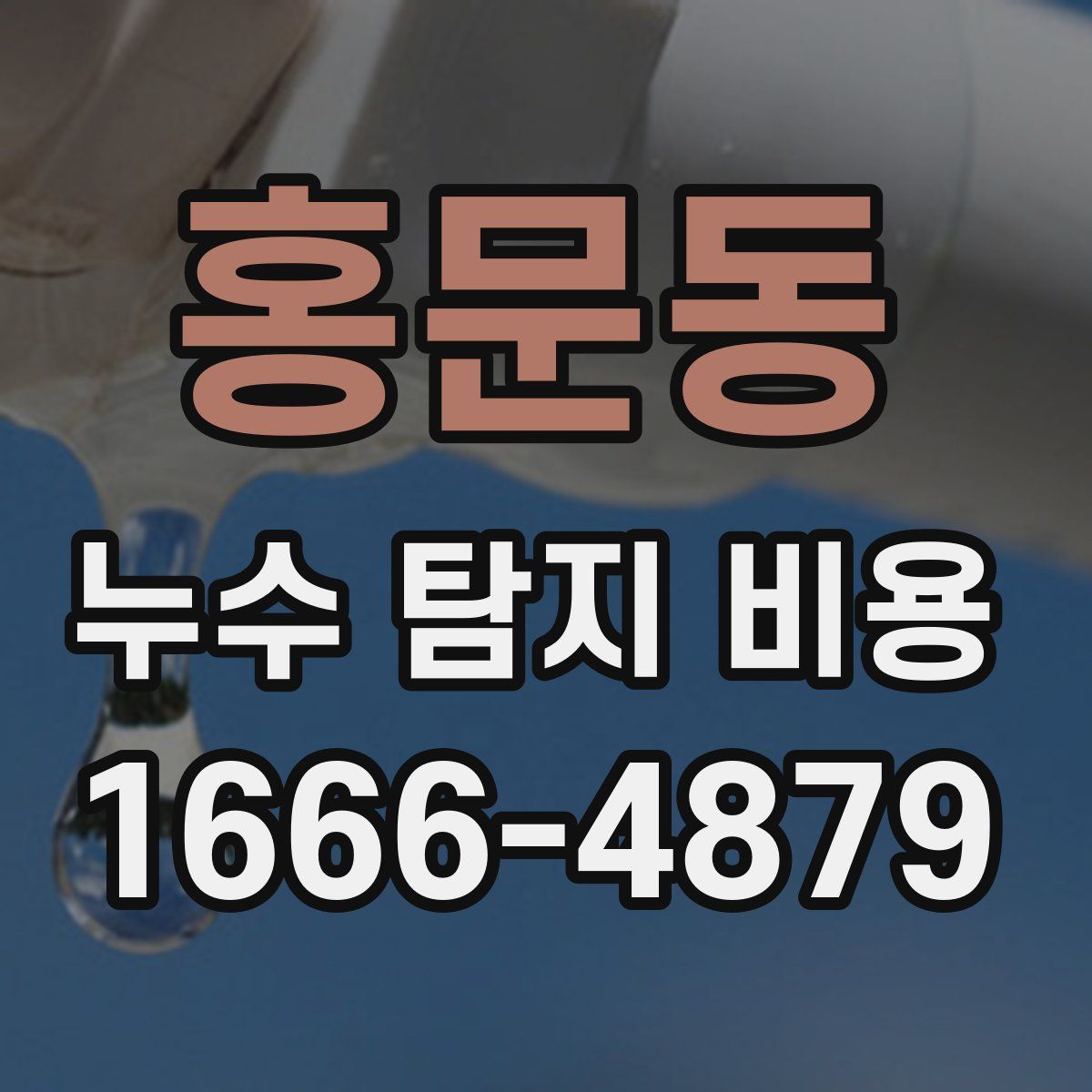 홍문동 누수 탐지 비용