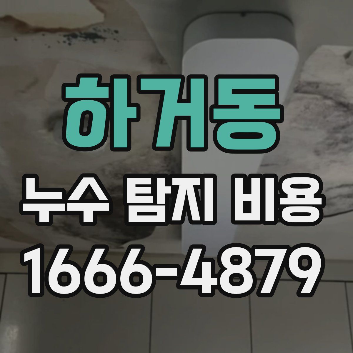 하거동 누수 탐지 비용