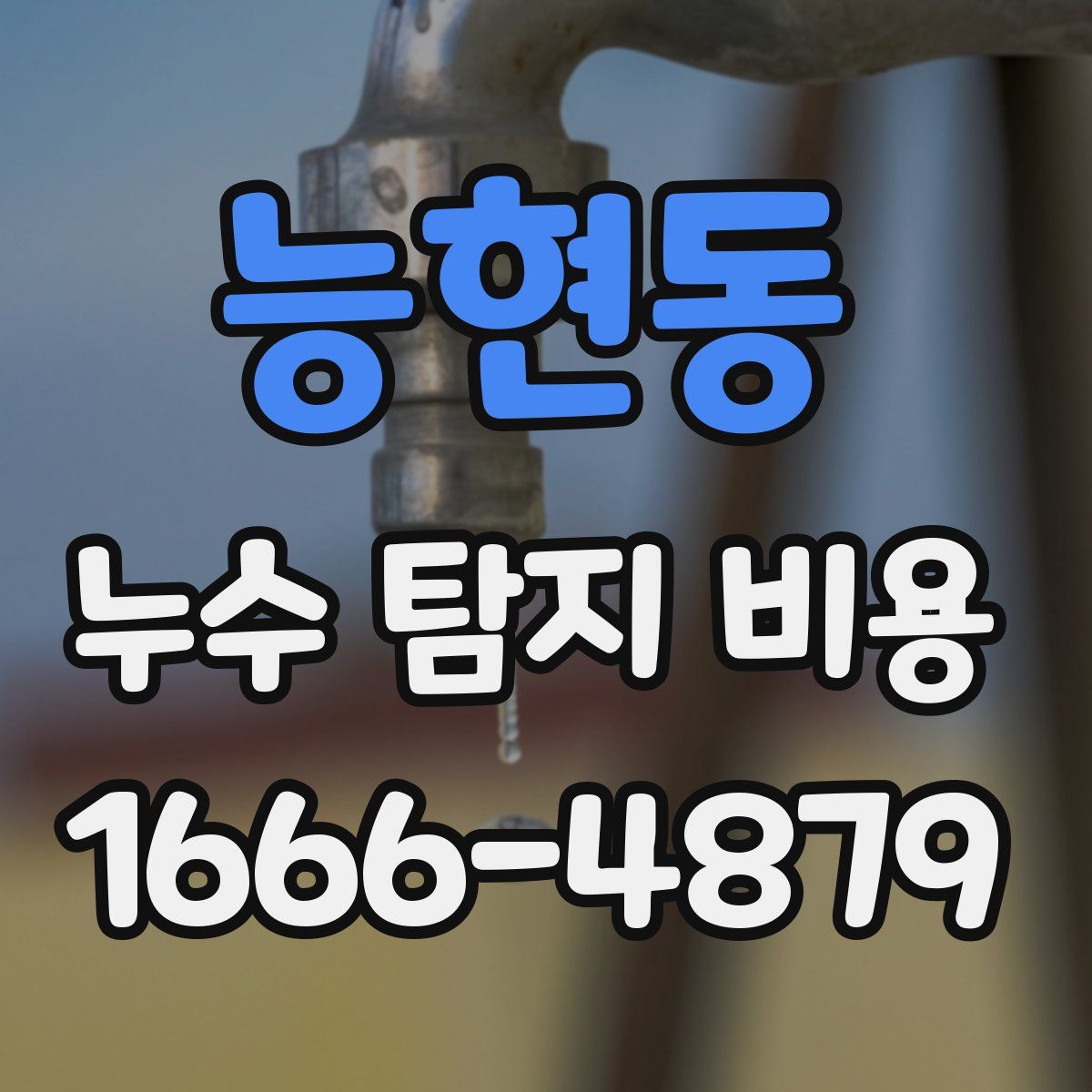 능현동 누수 탐지 비용