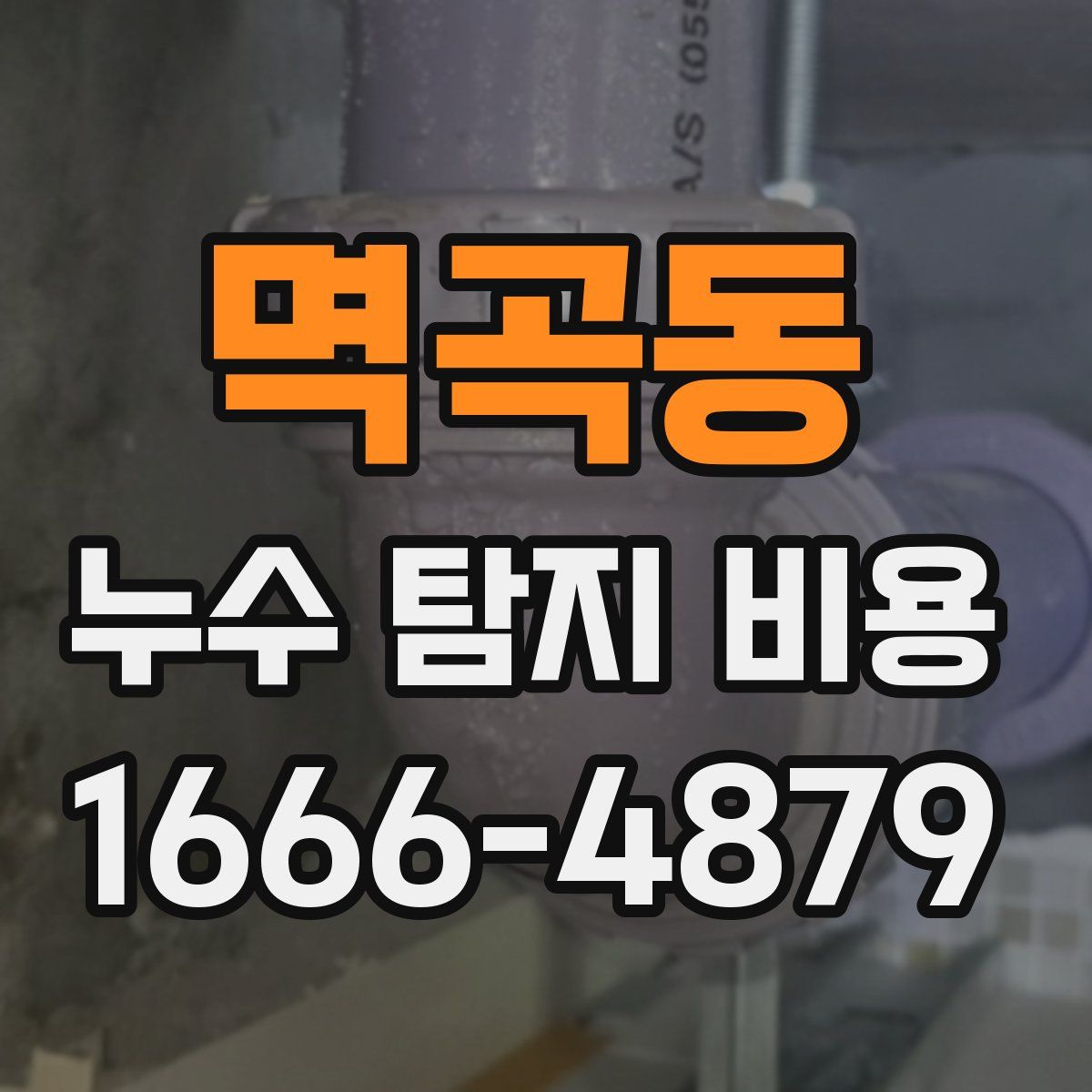 멱곡동 누수 탐지 비용