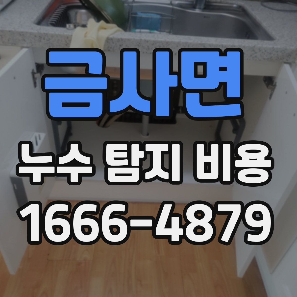 금사면 누수 탐지 비용