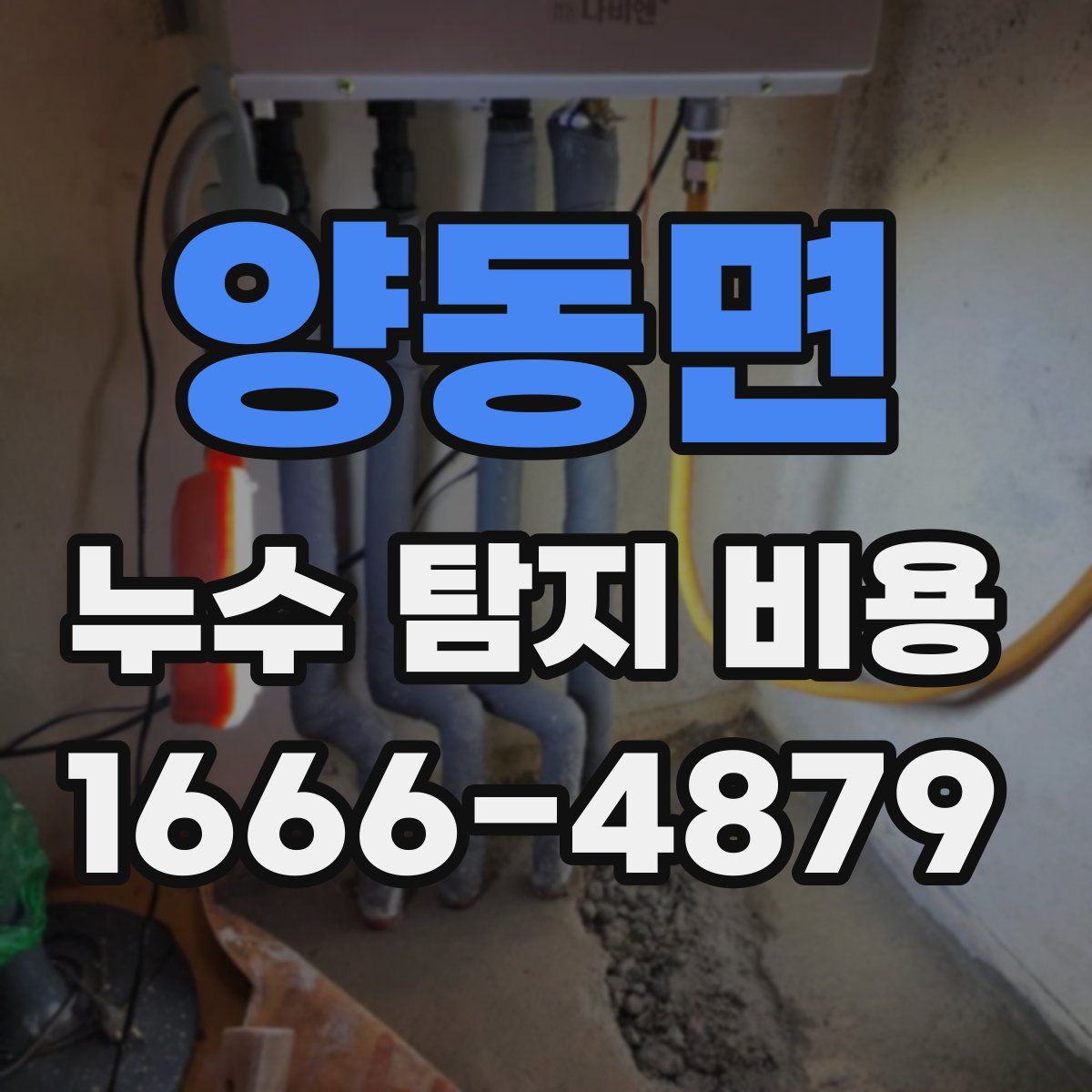 양동면 누수 탐지 비용