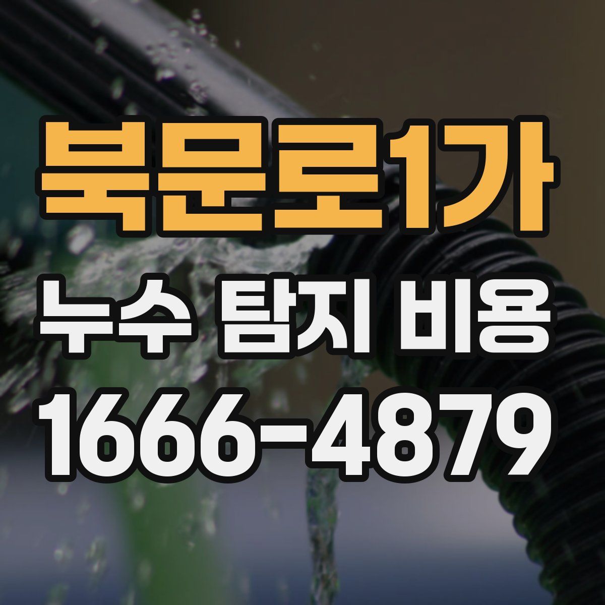 북문로1가 누수 탐지 비용