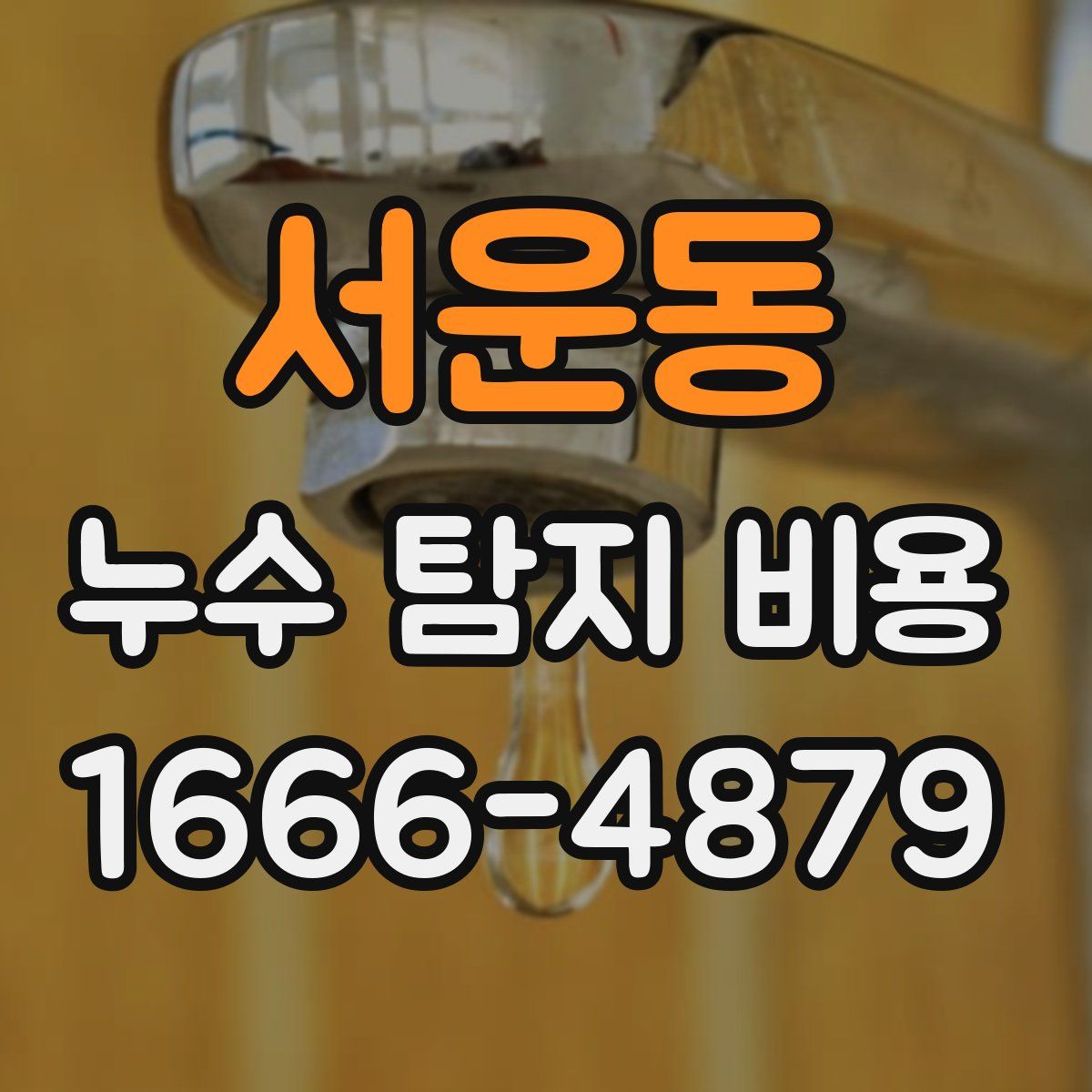 서운동 누수 탐지 비용