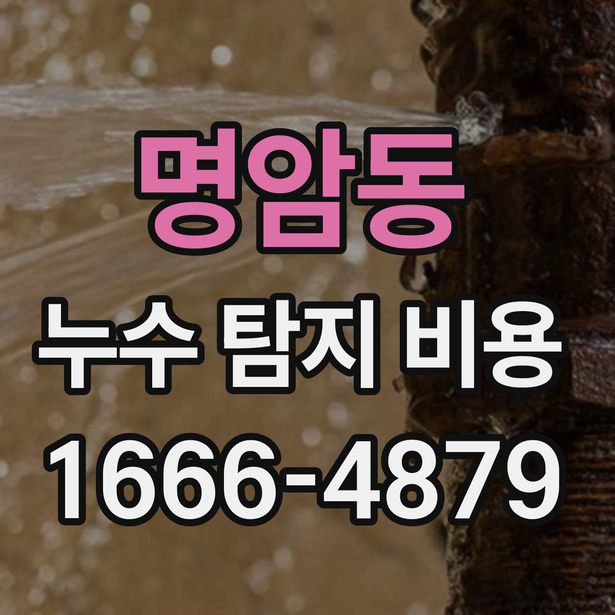 명암동 누수 탐지 비용