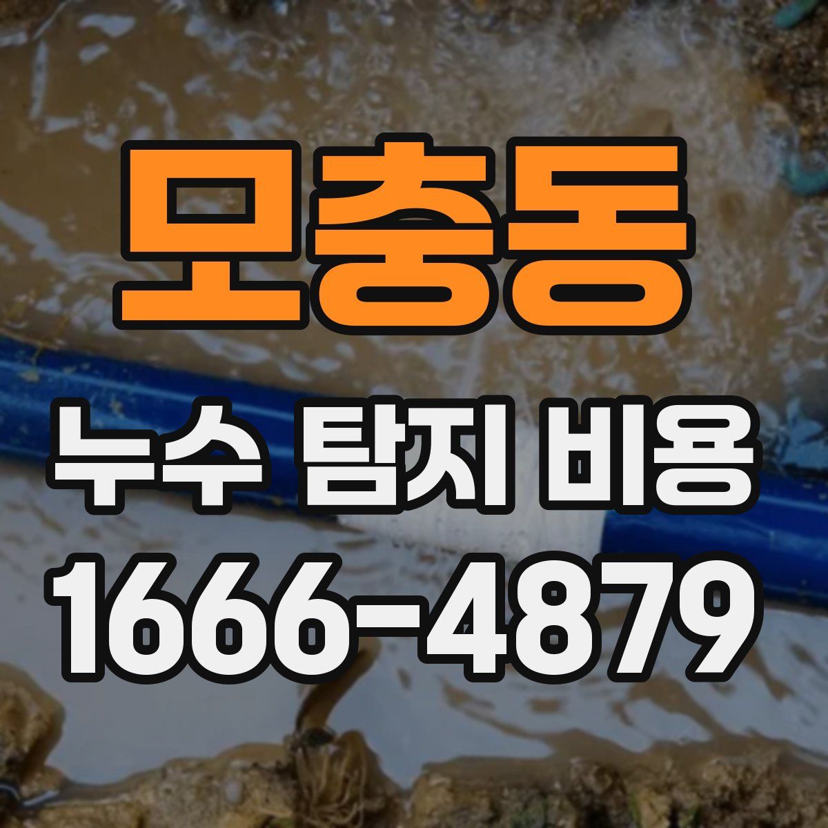 모충동 누수 탐지 비용