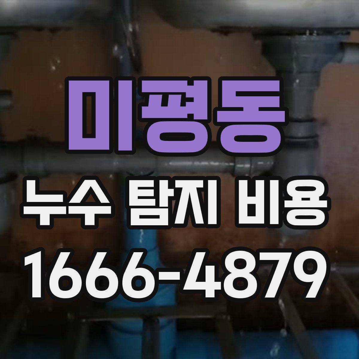 미평동 누수 탐지 비용