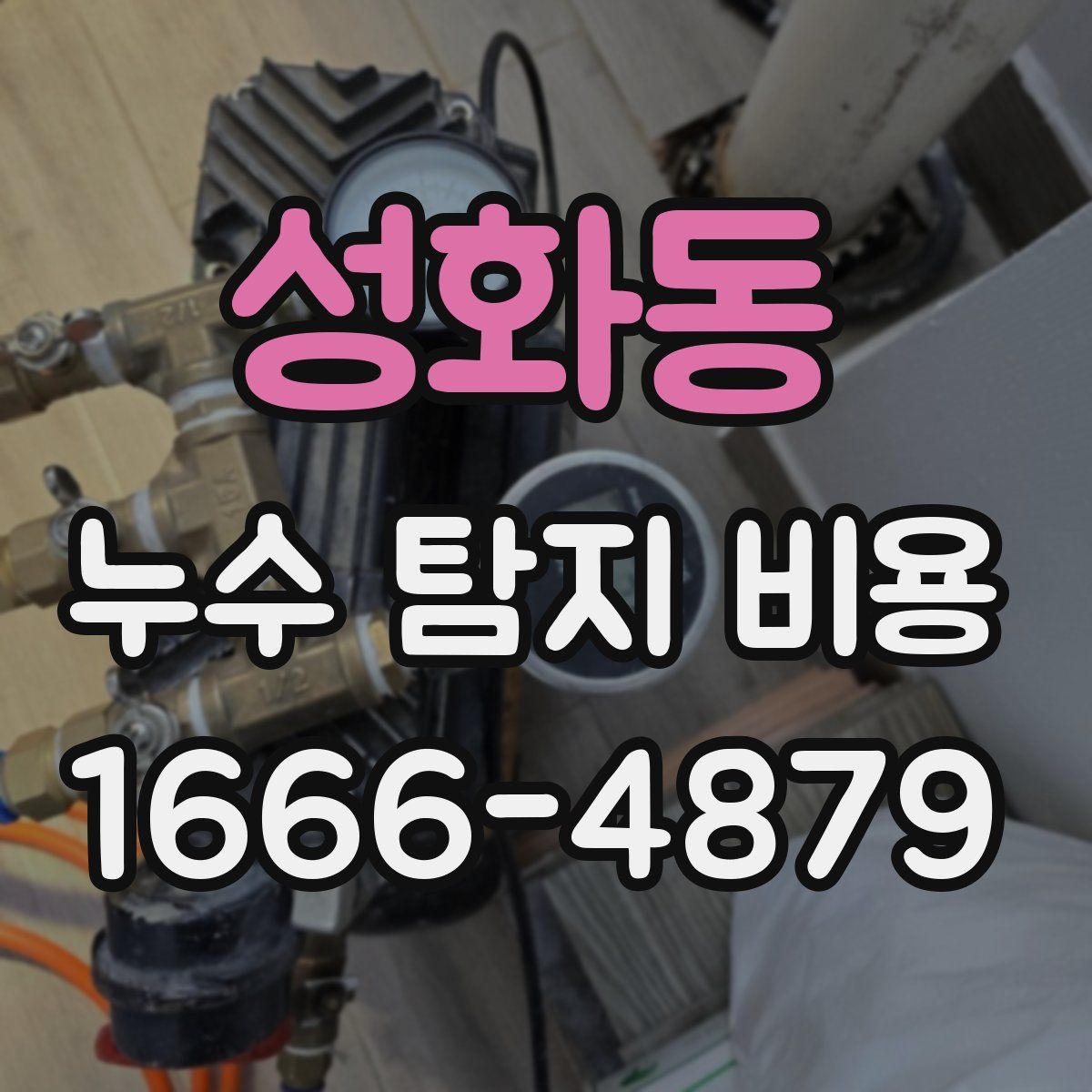 성화동 누수 탐지 비용