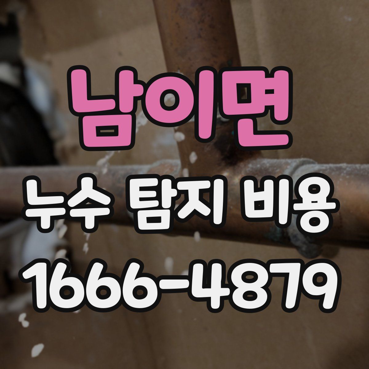 남이면 누수 탐지 비용