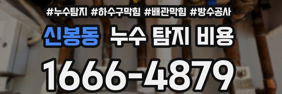 신봉동 누수 탐지 비용