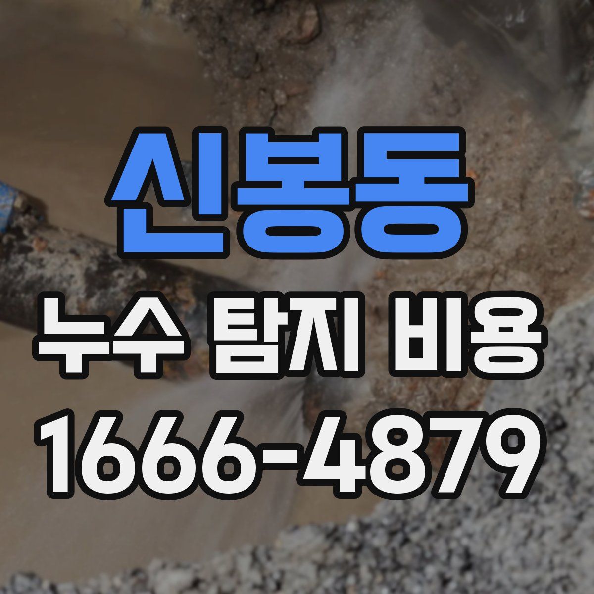 신봉동 누수 탐지 비용