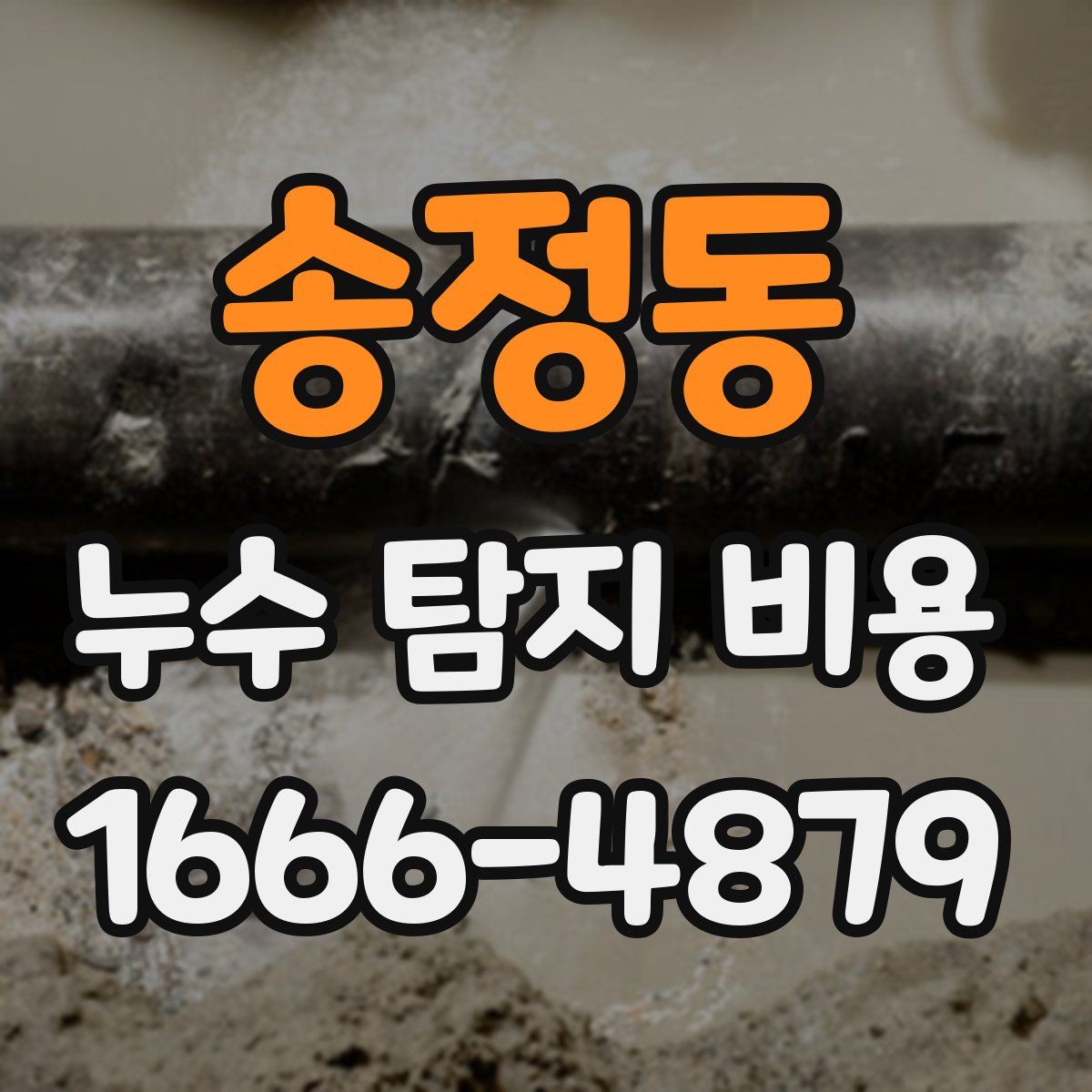 송정동 누수 탐지 비용