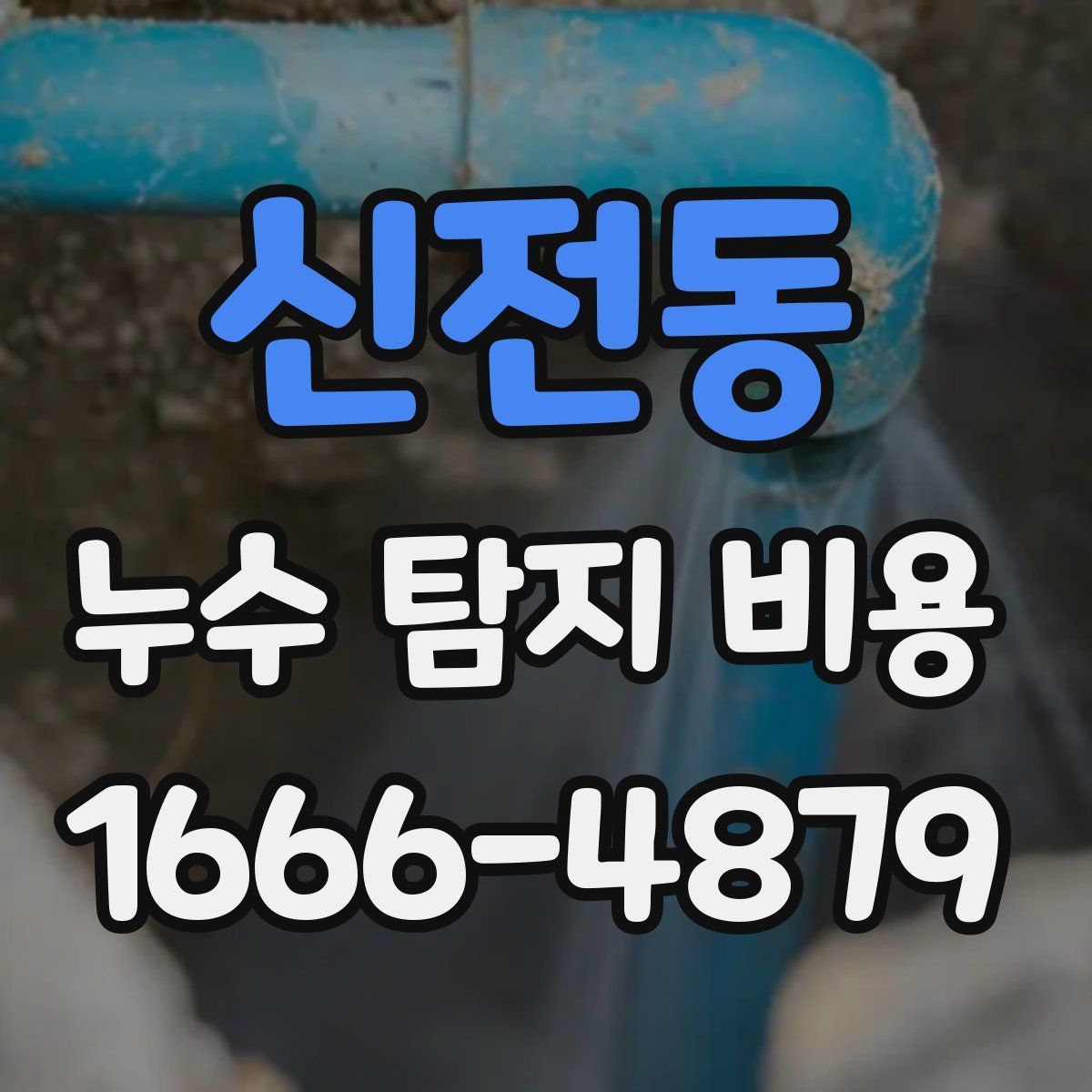 신전동 누수 탐지 비용