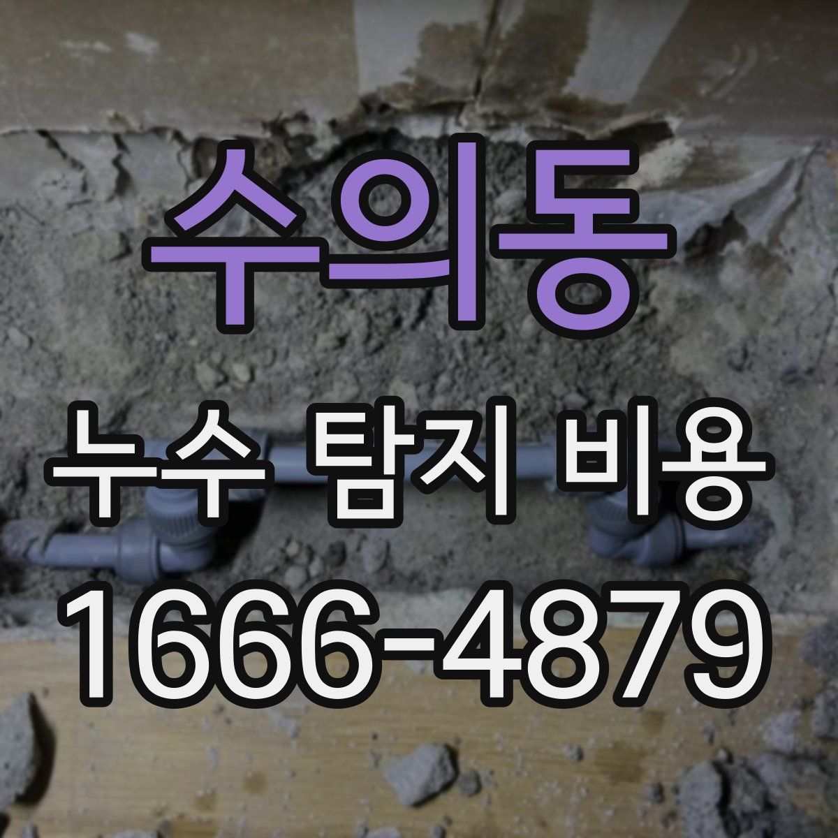 수의동 누수 탐지 비용