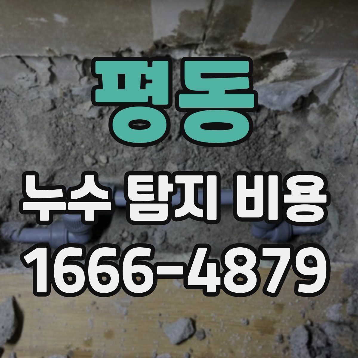 평동 누수 탐지 비용