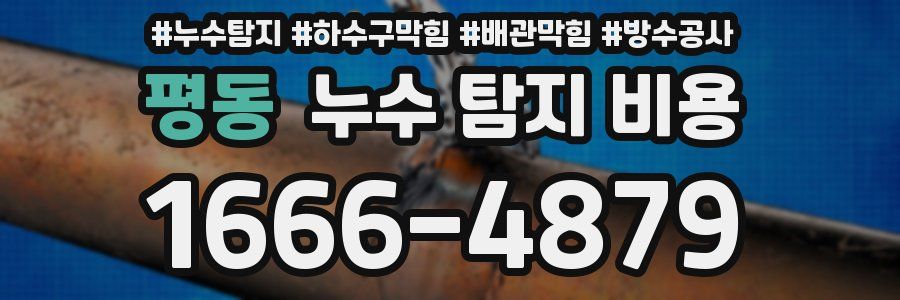 평동 누수 탐지 비용