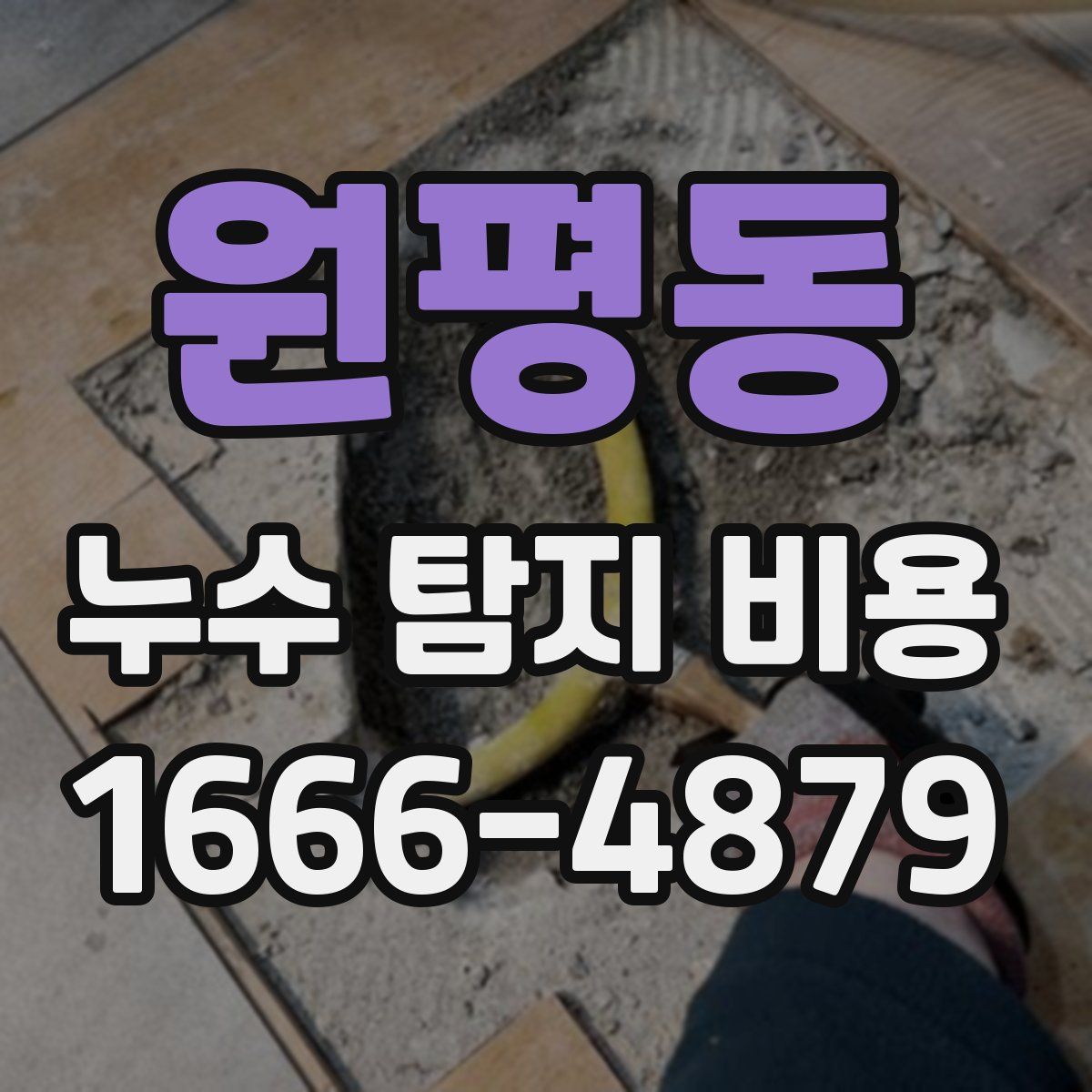 원평동 누수 탐지 비용