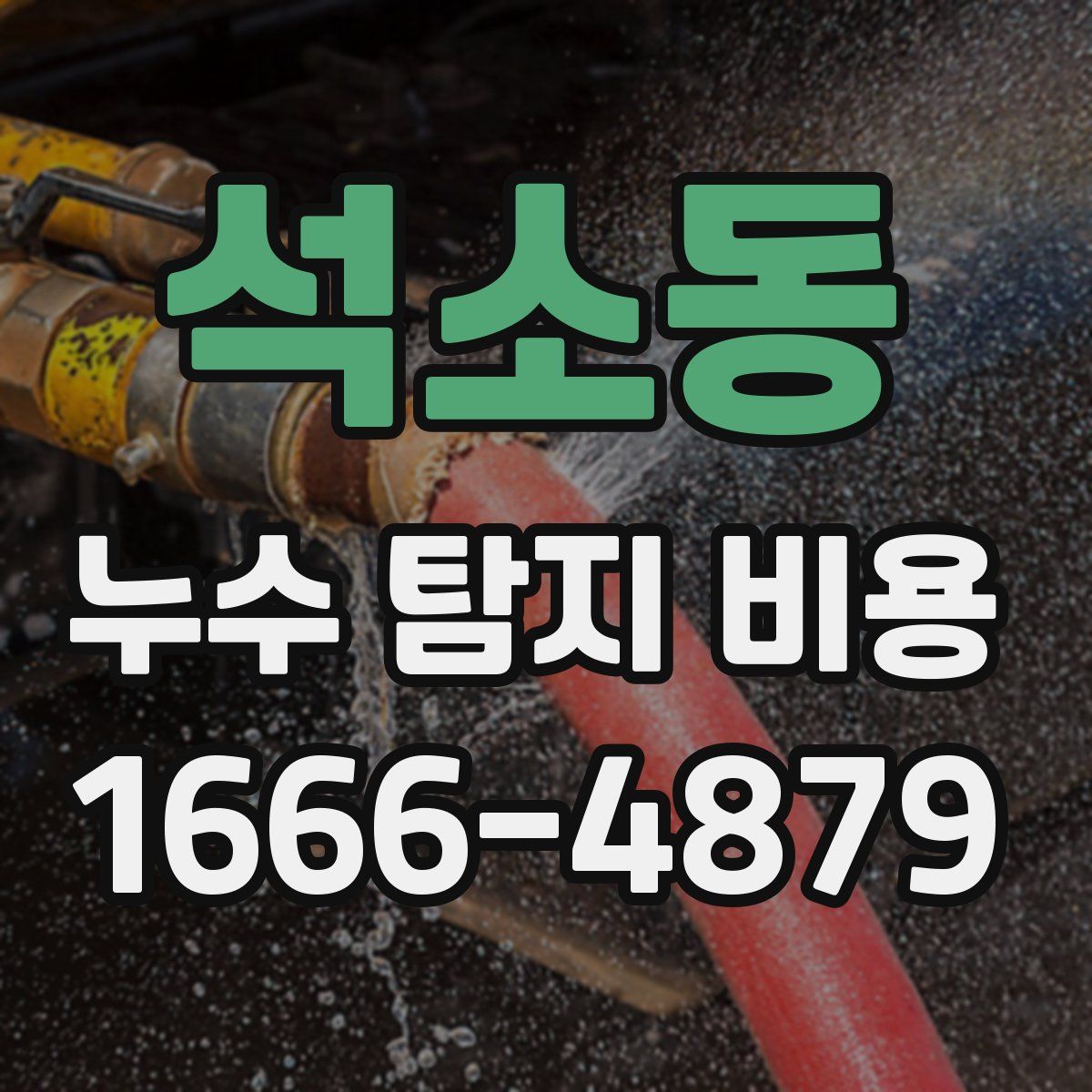석소동 누수 탐지 비용