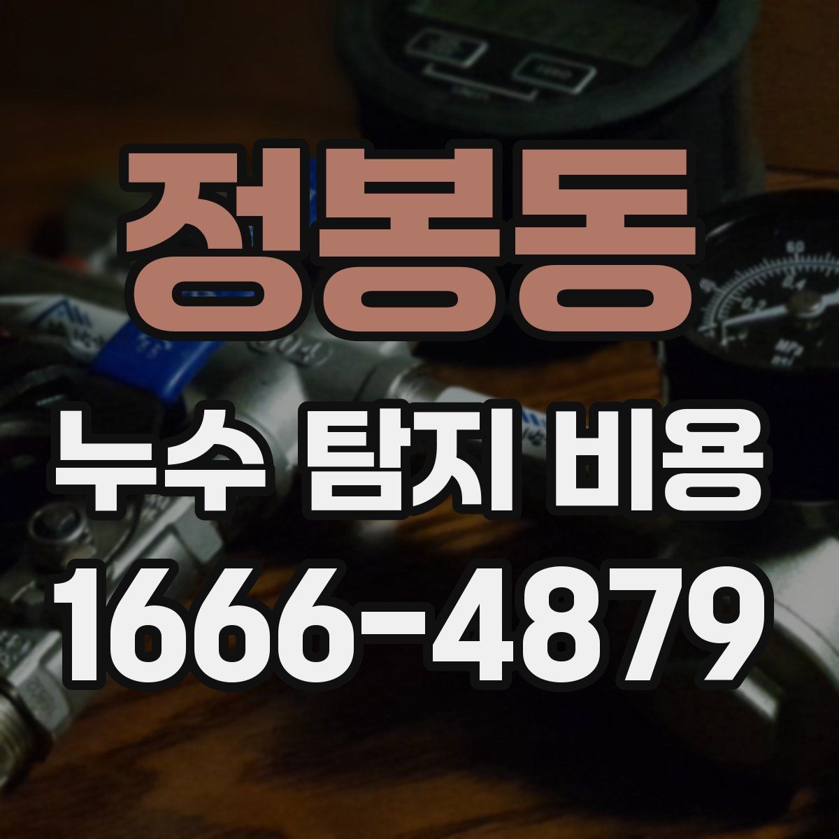 정봉동 누수 탐지 비용