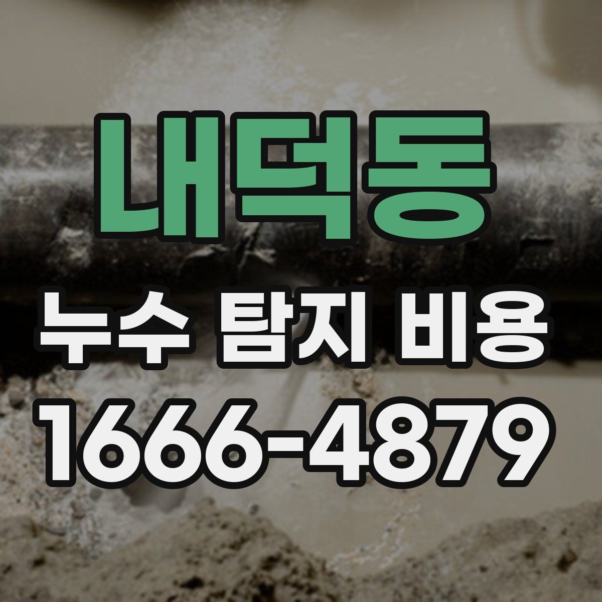 내덕동 누수 탐지 비용