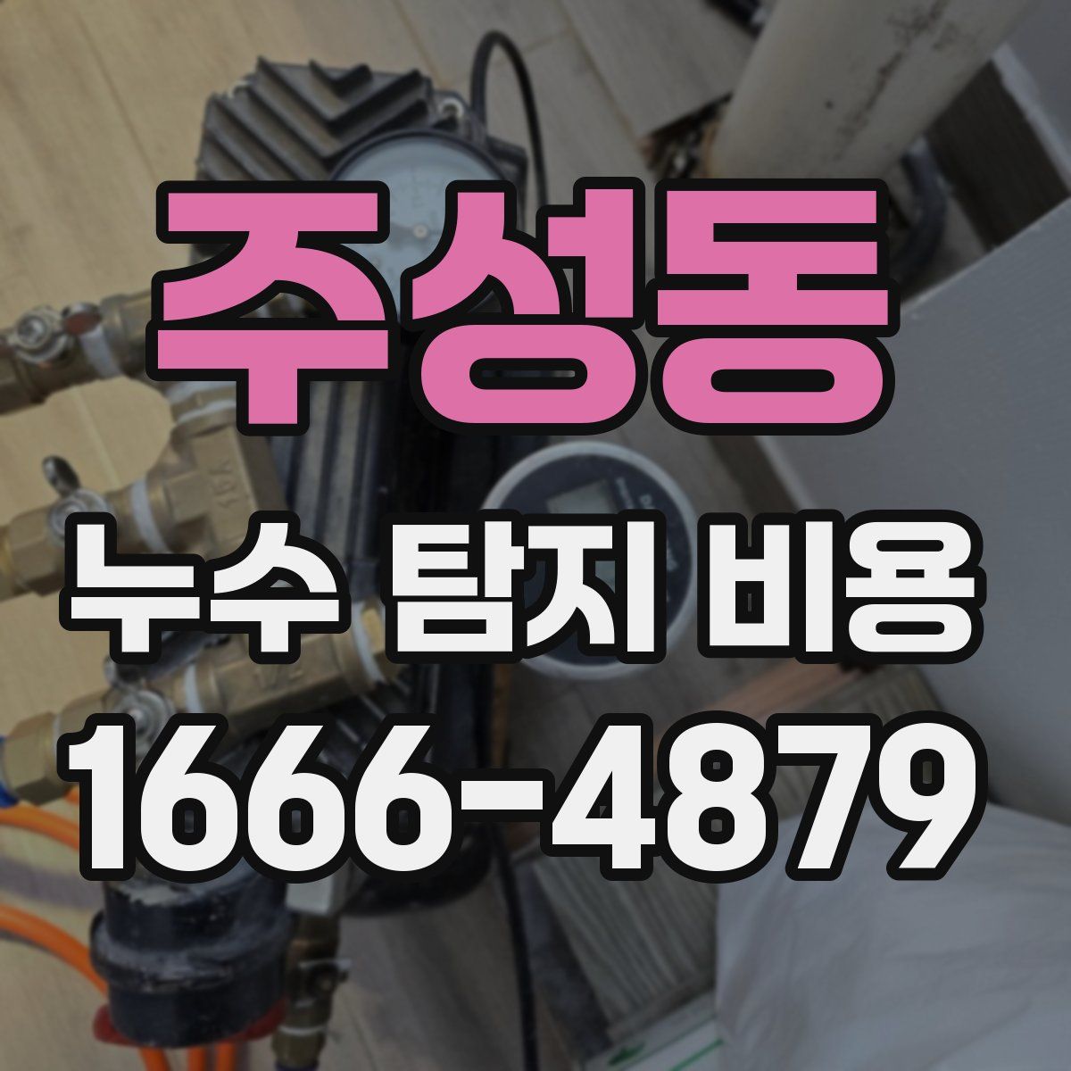 주성동 누수 탐지 비용