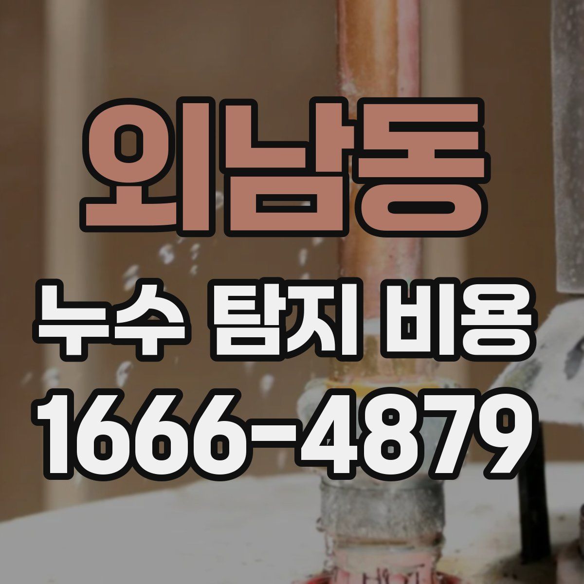 외남동 누수 탐지 비용