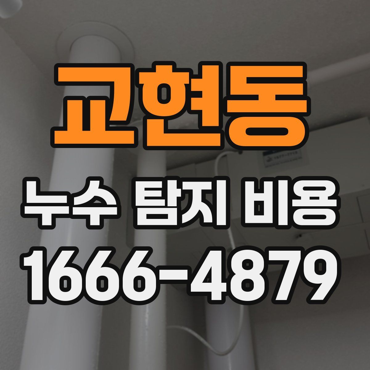 교현동 누수 탐지 비용