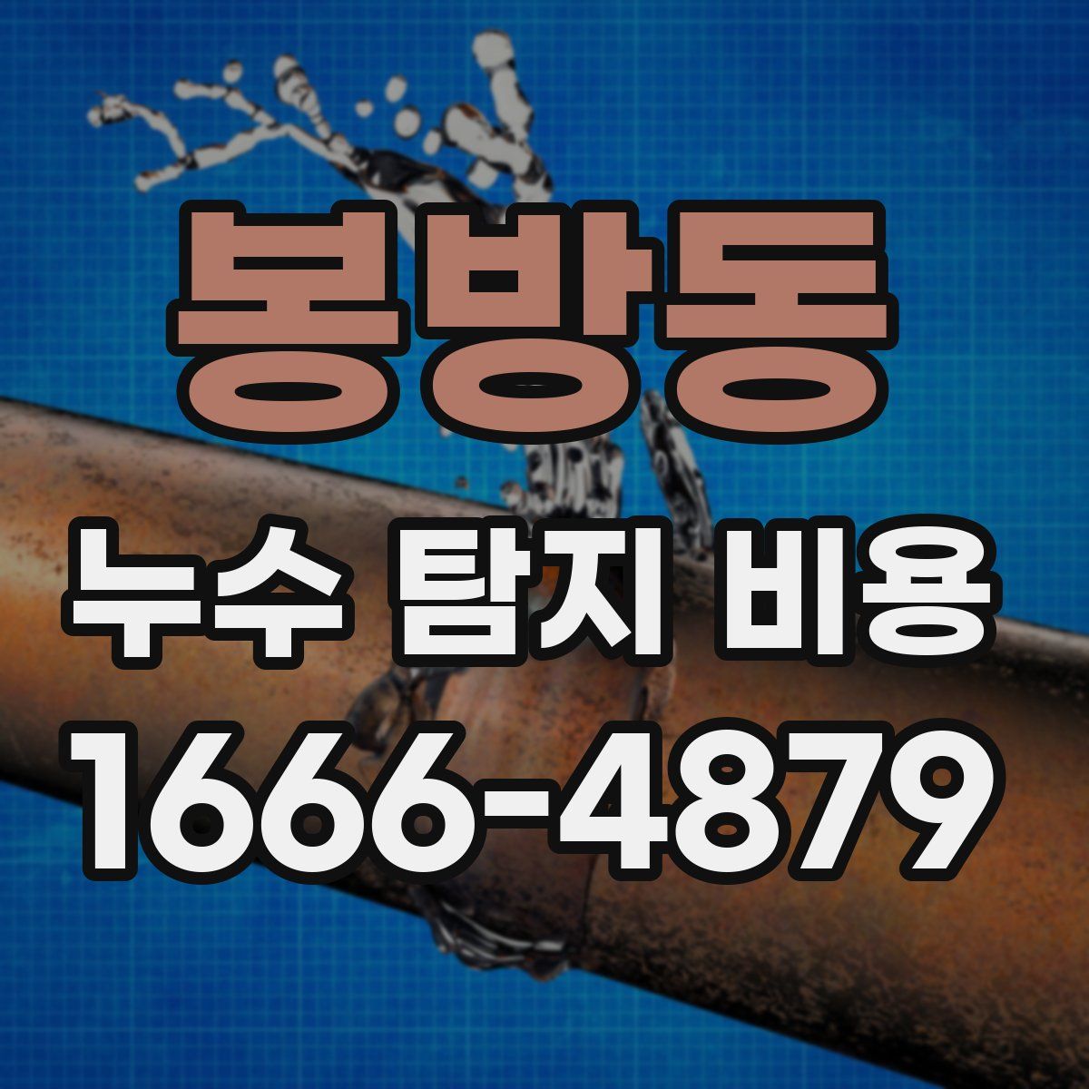 봉방동 누수 탐지 비용
