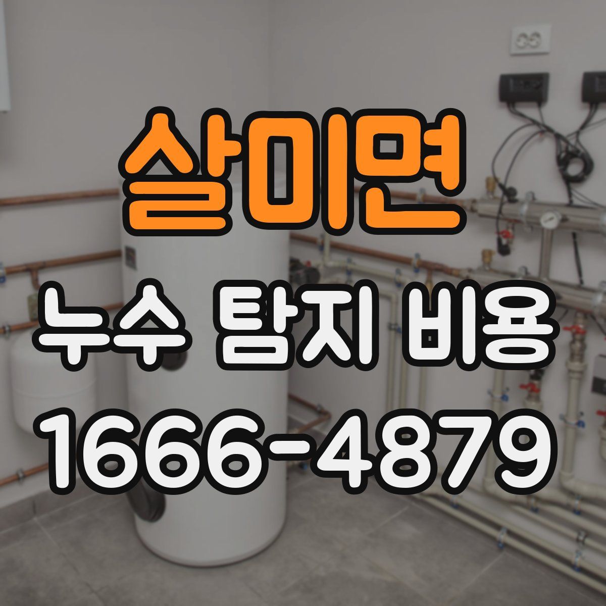 살미면 누수 탐지 비용