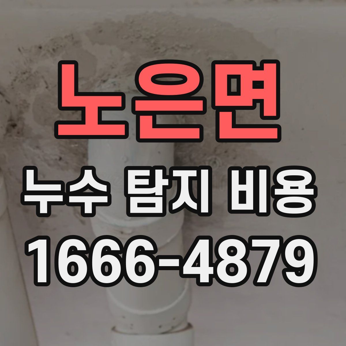 노은면 누수 탐지 비용