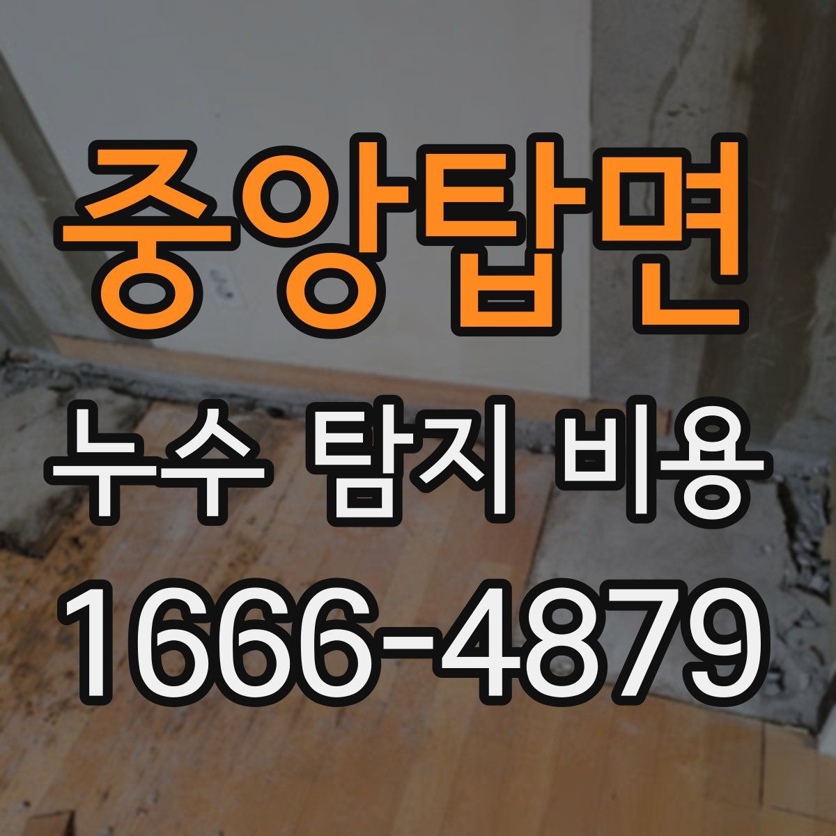 중앙탑면 누수 탐지 비용