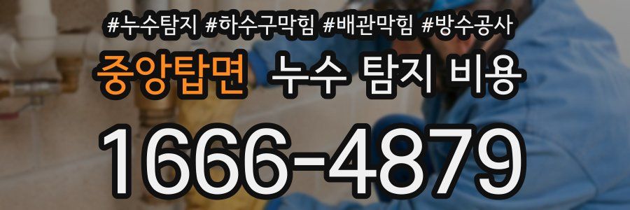 중앙탑면 누수 탐지 비용