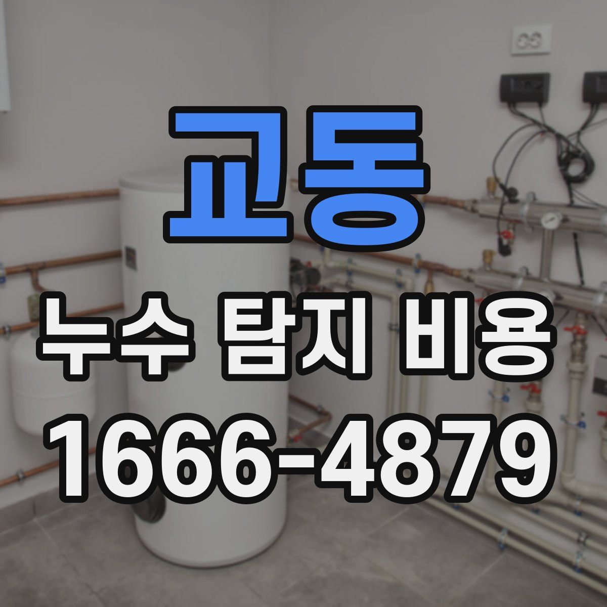 교동 누수 탐지 비용