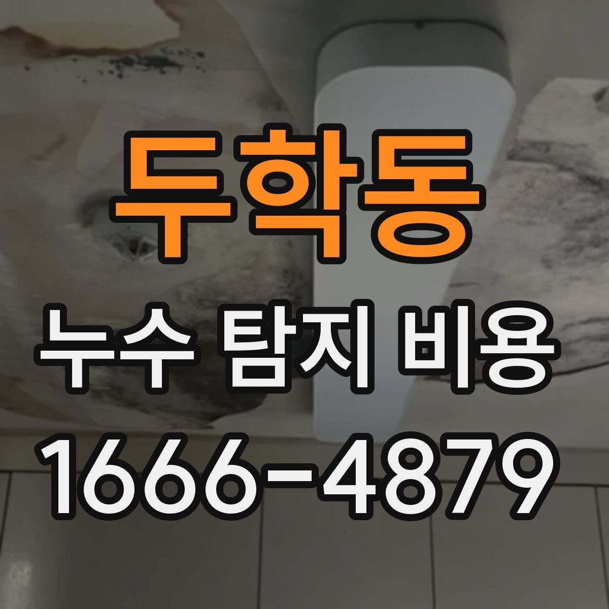 두학동 누수 탐지 비용