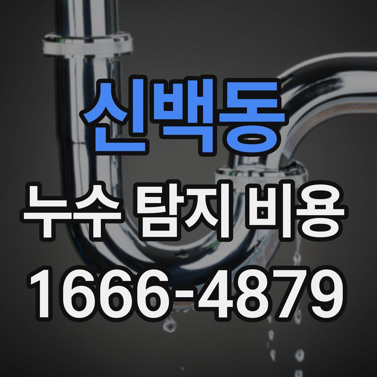 신백동 누수 탐지 비용