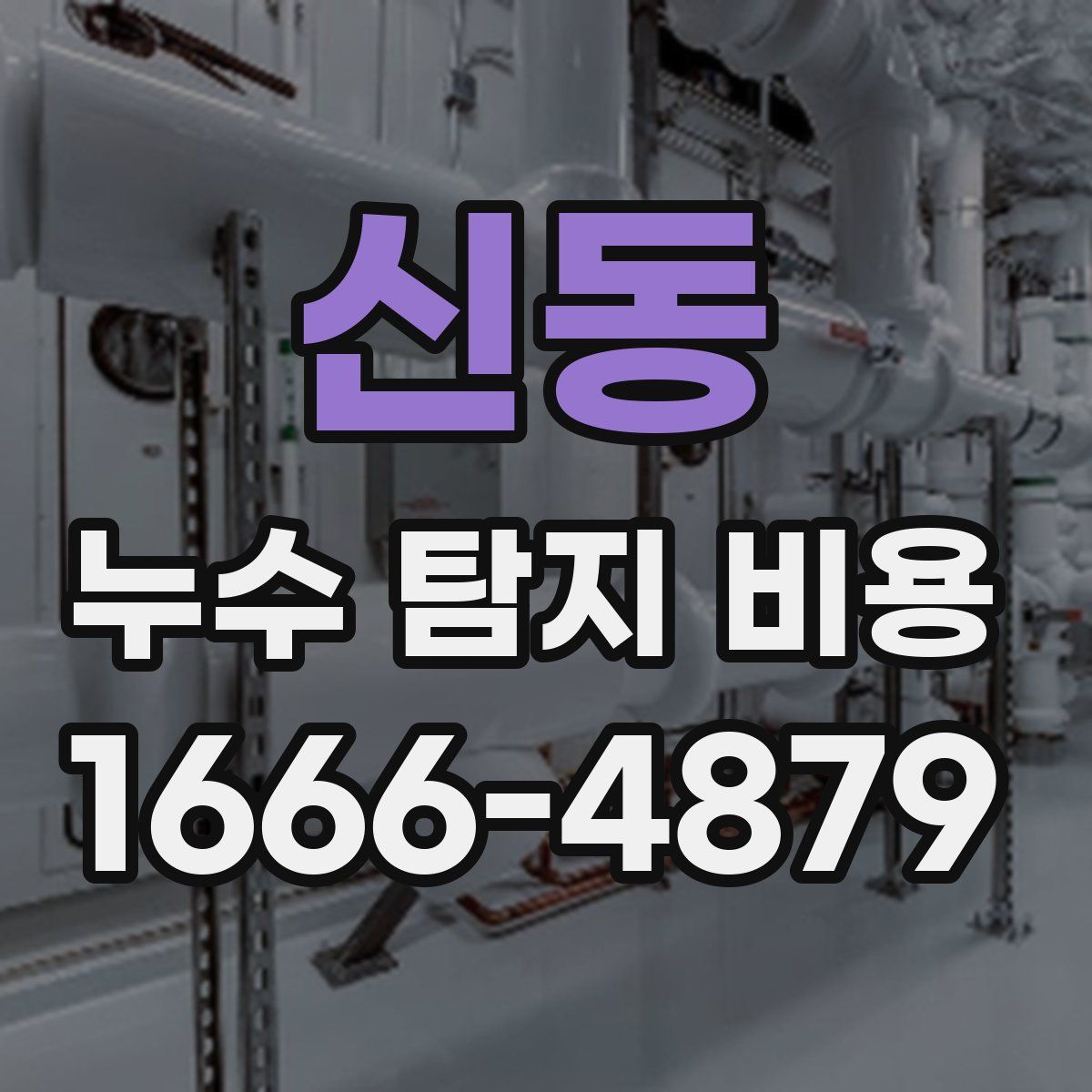 신동 누수 탐지 비용